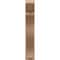 Ekena Millwork 8-in W x 36-in D x 44-in H Funston Slat Rough Cedar Woodgrain TimberThane Outlooker, Primed Tan OUTUR080X36X44FST24RCPR - alternate 6